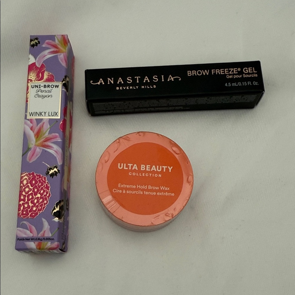 Brow Bundle - ABH Brow Freeze, Ulta Brow Wax and Winky Lux Universal Brow Pencil